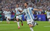 FIFA World Cup 2026 - Group J - Argentina v Algeria . O argentino Lionel Messi comemora após marcar o segundo gol da vitória da Argentina em Kansas City