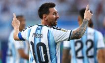 Lionel Messi se emociona ao marcar o primeiro gol da Argentina contra Argélia na Copa do Mundo de 2026