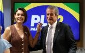Michelle e Valdemar Costa Neto