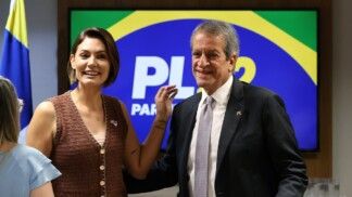 Michelle e Valdemar Costa Neto