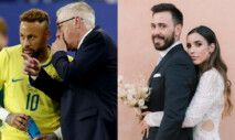 Neymar e Carlo Ancelotti, Davide Ancelotti e Ana Galocha
