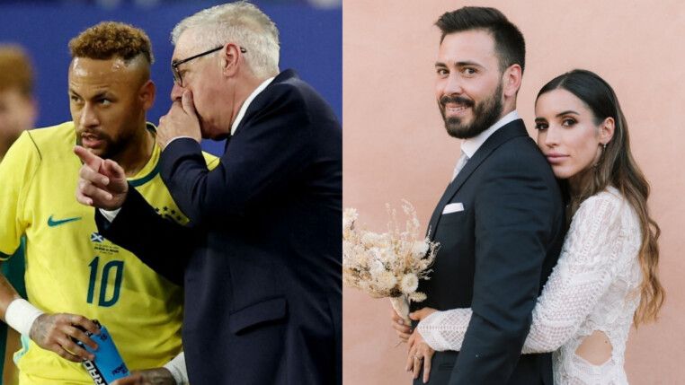 Neymar e Carlo Ancelotti, Davide Ancelotti e Ana Galocha
