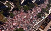 Parada LGBT+ na avenida Paulista, em São Paulo