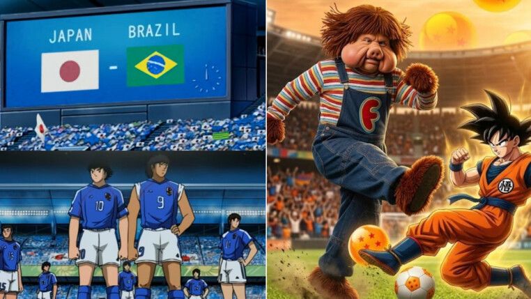 "Super Campeões" e "Fofão versus Goku": os memes de Brasil x Japão