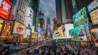 Avenida Times Square, em Nova York