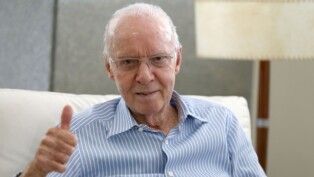Brasil, Rio de Janeiro, RJ, 28/04/2015. Entrevista com o ex-técnico de futebol, Mário Jorge Lobo Zagallo, na Barra da Tijuca, zona oeste do Rio de Janeiro, onde falou sobre sua carreira entre outros assuntos futebolísticos.
