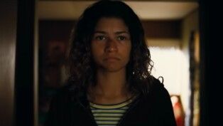 Zendaya como Rue em episódio de "Euphoria"
