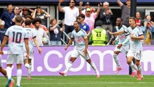 Soccer Football - FIFA World Cup 2026 - Round of 32 - Belgium v Senegal - Seattle Stadium, Seattle, Washington, U.S. - July 1, 2026 Belgium's Youri Tielemans celebrates scoring their second goal