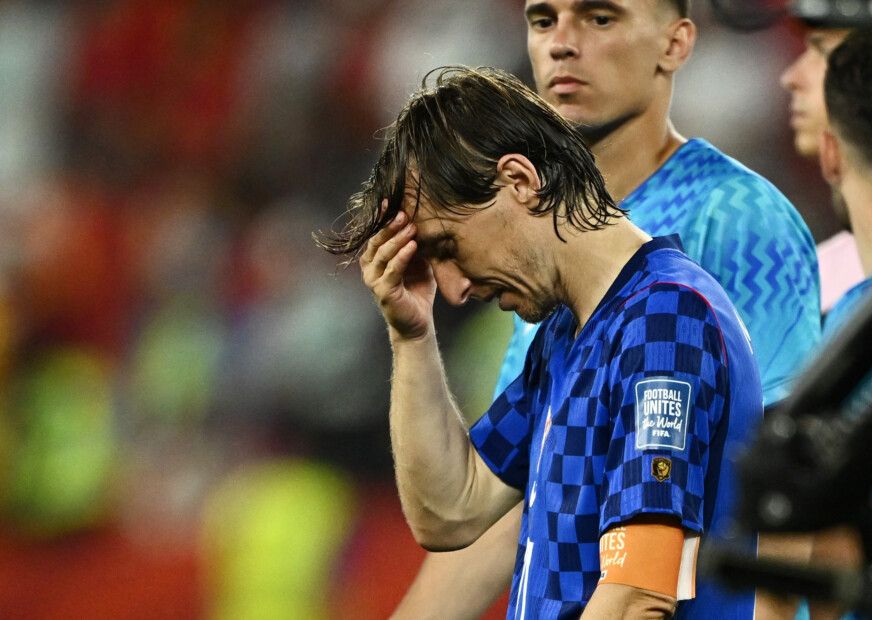 Luka Modric se emociona em eliminação da Croácia para Portugal na Copa do Mundo 2026