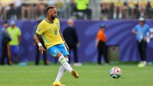 Neymar marcou seu nono gol em Copas do Mundo
