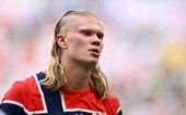 Erling Haaland contra a Inglaterra