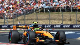 Fórmula 1 F1 - Grande Prêmio da Hungria - Hungaroring, Budapeste, Hungria - 25 de julho de 2026 Lando Norris da McLaren durante o treino REUTERS/Bernadett Szabo