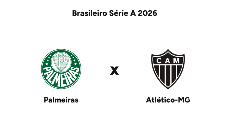 Onde assistir Palmeiras x Atlético-MG — Brasileiro Série A 2026