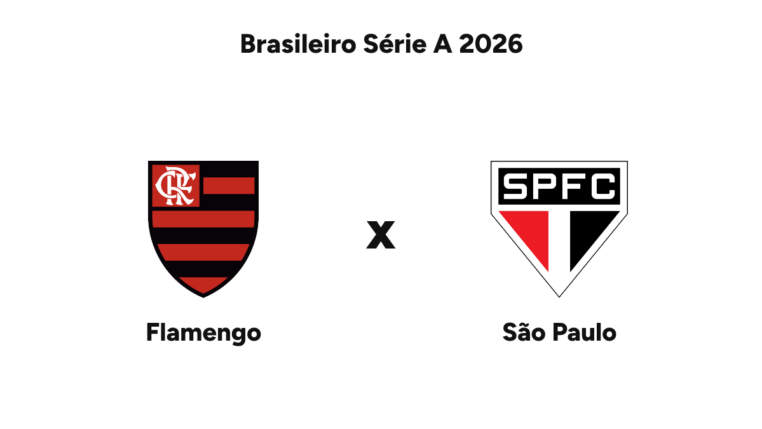 Onde assistir Flamengo x São Paulo — Brasileiro Série A 2026
