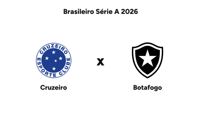 Onde assistir Cruzeiro x Botafogo — Brasileiro Série A 2026