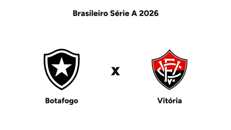 Onde assistir Botafogo x Vitória — Brasileiro Série A 2026