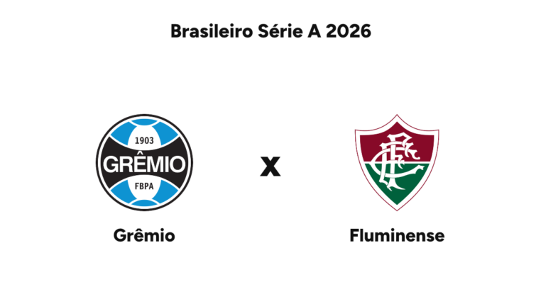 Onde assistir Grêmio x Fluminense — Brasileiro Série A 2026