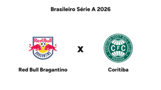 Onde assistir Red Bull Bragantino x Coritiba — Brasileiro Série A 2026