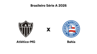 Onde assistir Atlético-MG x Bahia — Brasileiro Série A 2026