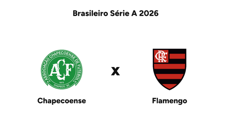 Onde assistir Chapecoense x Flamengo — Brasileiro Série A 2026