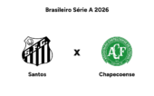 Onde assistir Santos x Chapecoense — Brasileiro Série A 2026