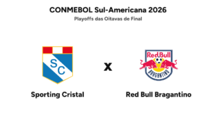 Onde assistir Sporting Cristal x Red Bull Bragantino — CONMEBOL Sul-Americana 2026