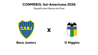 Onde assistir Boca Juniors x O Higgins — CONMEBOL Sul-Americana 2026