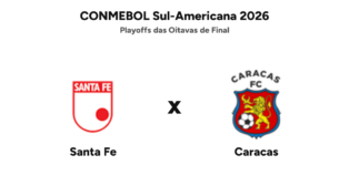 Onde assistir Santa Fe x Caracas — CONMEBOL Sul-Americana 2026