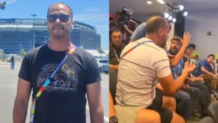 Ahmed Mediany, jornalista marroquino que discutiu com Marcelo Courrege