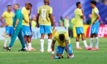 Soccer Football - FIFA World Cup 2026 - Round of 16 - Brazil v Norway - New York New Jersey Stadium, East Rutherford, New Jersey, U.S. - July 5, 2026 Brazil's Neymar Jr. looks dejected after the match as Brazil are eliminated from the World Cup REUTERS/Mike Segar