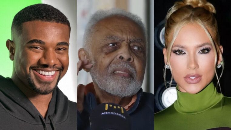 Davi Brito, Gilberto Gil e Virginia Fonseca