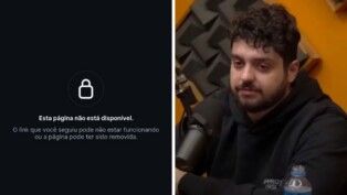 Instagram de Monark sai do ar novamente e perfil fica inacessível