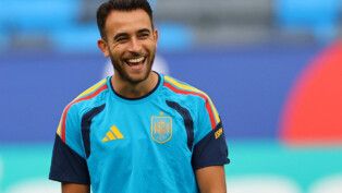 Soccer Football - FIFA World Cup 2026 - Spain Training - Carson Sports Park, Carson, California, U.S. - July 1, 2026 Spain's Eric Garcia during training REUTERS/Daniel Cole