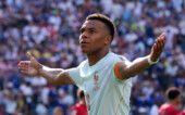 Soccer Football - FIFA World Cup 2026 - Quarter Final - France v Morocco - Boston Stadium, Foxborough, Massachusetts, U.S. - July 9, 2026 France's Kylian Mbappe celebrates scoring their first goal IMAGN IMAGES via Reuters/David Butler Ii