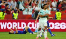Soccer Football - FIFA World Cup 2026 - Round of 32 - Portugal v Croatia - Toronto Stadium, Toronto, Canada - July 2, 2026 Portugal's Goncalo Ramos celebrates after the match REUTERS/Mike Segar