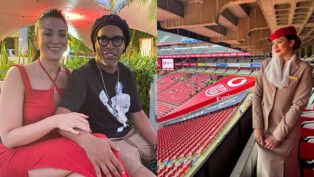 Ingryd Guadagnin e Ronaldinho Gaúcho