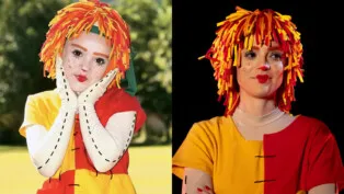 Isabelle Drummond como Emília em 2001 e 2026