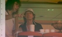 Mick Jagger e Lucas Jagger no Hard Rock Stadium, palco da semifinal da Copa do Mundo 2026 entre Noruega e Inglaterra
