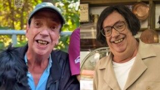 Marcos Oliveira atualmente e como Beiçola em "A Grande Família"