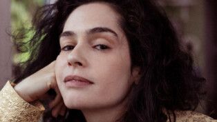 A atriz Maria Flor