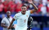 Soccer Football - FIFA World Cup 2026 - Quarter Final - France v Morocco - Boston Stadium, Foxborough, Massachusetts, U.S. - July 9, 2026 France's Kylian Mbappe celebrates after the match as France qualify for the semi final stage of the World Cup REUTERS/Paul Childs TPX IMAGES OF THE DAY