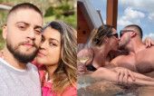 Rodrigo Godoy com Preta Gil (à esquerda) e Rhuana Rodrigues (à direita)