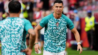 Soccer Football - FIFA World Cup 2026 - Round of 32 - Portugal v Croatia - Toronto Stadium, Toronto, Canada - July 2, 2026 Portugal's Cristiano Ronaldo during the warm up before the match IMAGN IMAGES via Reuters/John E Sokolowski
