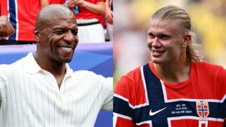 Terry Crews e Erling Haaland