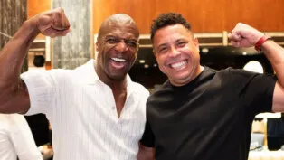 Terry Crews tieta Ronaldo nos Estados Unidos