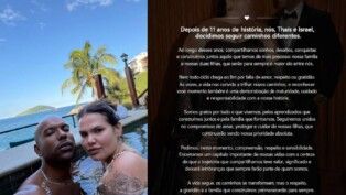 Thais Carla e Israel Reis anunciam separação