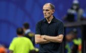 Soccer Football - FIFA World Cup 2026 - Round of 32 - England v DR Congo - Atlanta Stadium, Atlanta, Georgia, U.S. - July 1, 2026 England manager Thomas Tuchel looks dejected REUTERS/Paul Childs