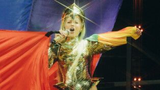 Xuxa Meneghel em "O Último Voo da Nave"