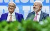 03.03.2026 - Vice-Presidente da República e Ministro do Desenvolvimento, Indústria, Comércio e Serviços, Geraldo Alckmin e o Presidente da República, Luiz Inácio Lula da Silva, durante a abertura da 2º Conferência Nacional do Trabalho, no Teatro Celso Furtado. São Paulo - SP