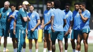 Treino da seleção brasileira